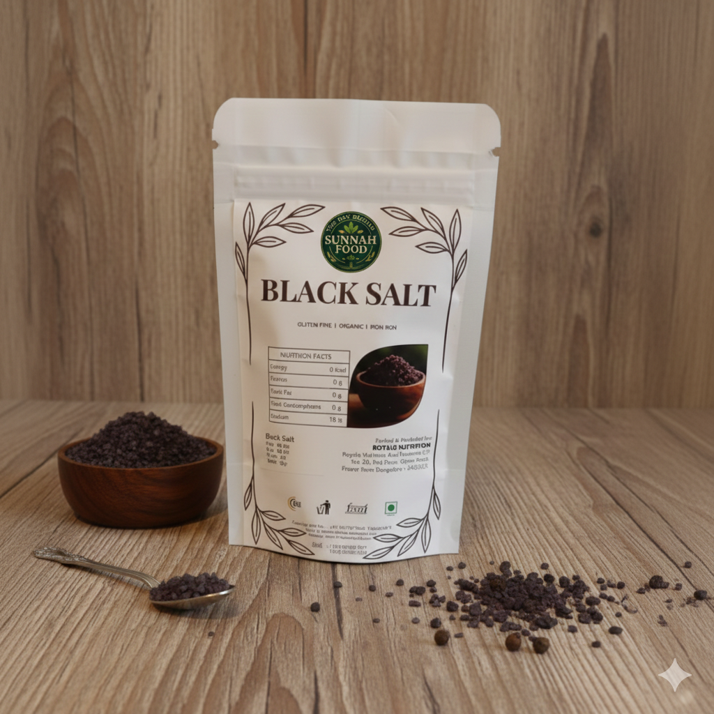 Black salt used in Indian cooking