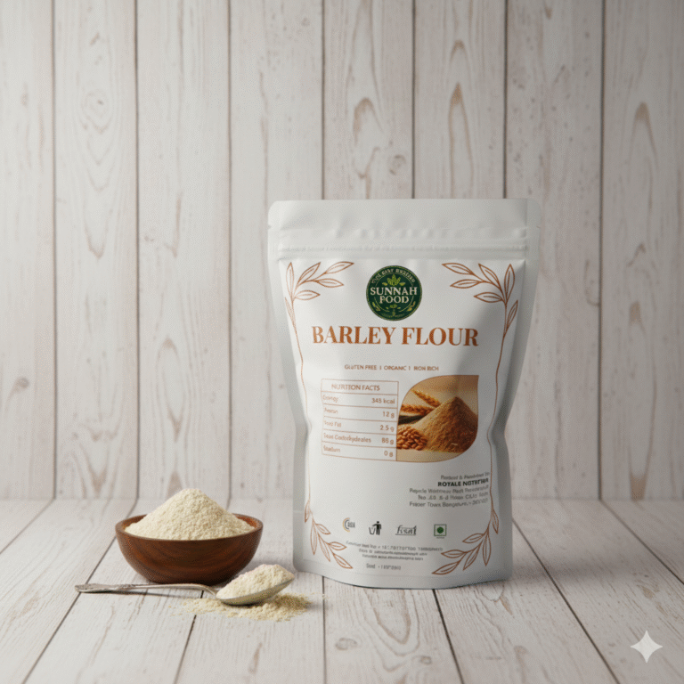 Barley flour healthy grain flour